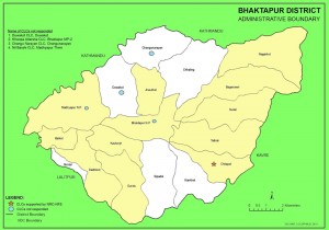 Bhaktapur-Map