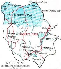 sindhupalchok-district-map