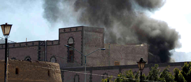 yemen car bomb attack in hospital