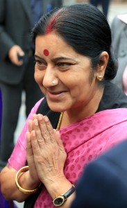 Swaraj Visits Pashupatinath