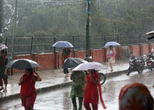 raining