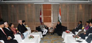 modi with uml leader